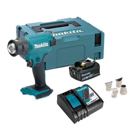 Фен строительный аккумуляторный Makita DHG180RT1J