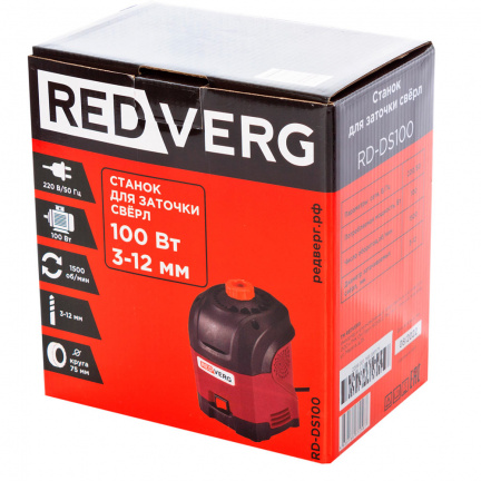 Заточной станок REDVERG RD-DS100 для сверл