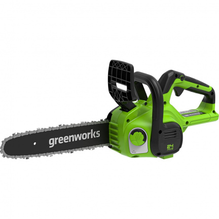 Аккумуляторная цепная пила Greenworks G24CS25 (без акк, без з/у)(7707)