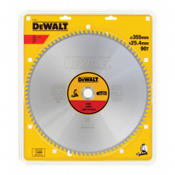 Диск пильный по металлу DeWalt METAL CUTTING DT1927 355х25.4мм 90T